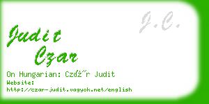 judit czar business card